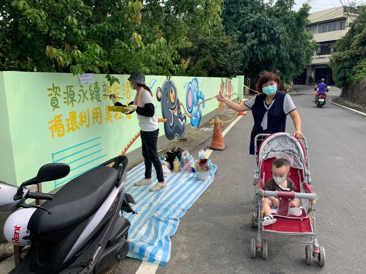 影/花壇文德社區街角巷弄彩繪牆成為新打卡秘境景點 - https://www.watchmedia01.com